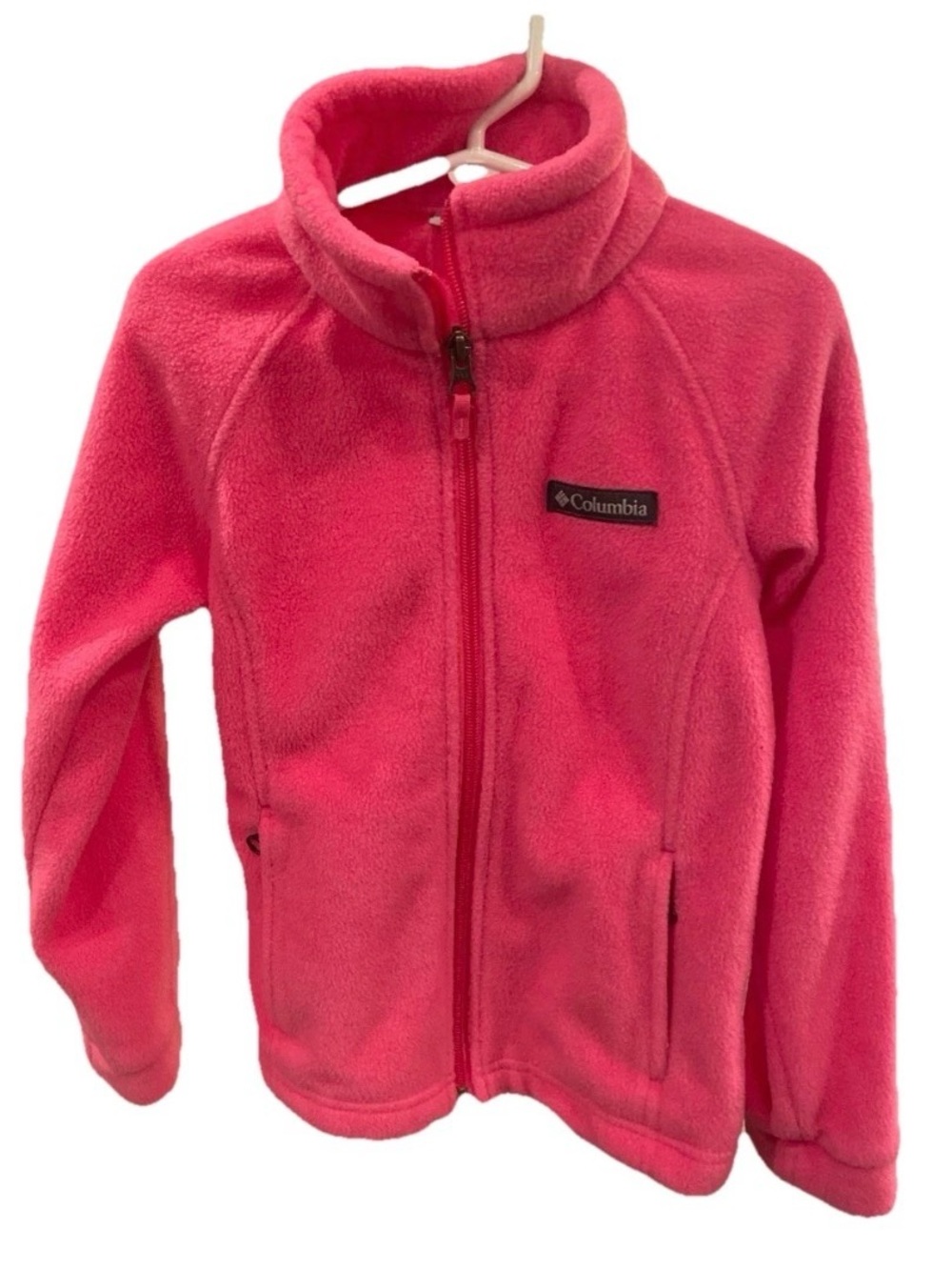 Columbia Pink Girls' Fleece Jacket size XS 6-6X